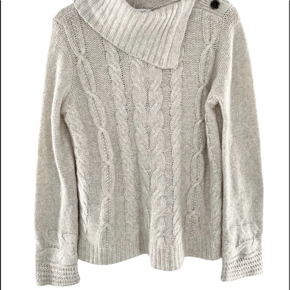 Vintage America Cable-Knit Joelie Cowl Neck Sweater size small NWT - Picture 12 of 13